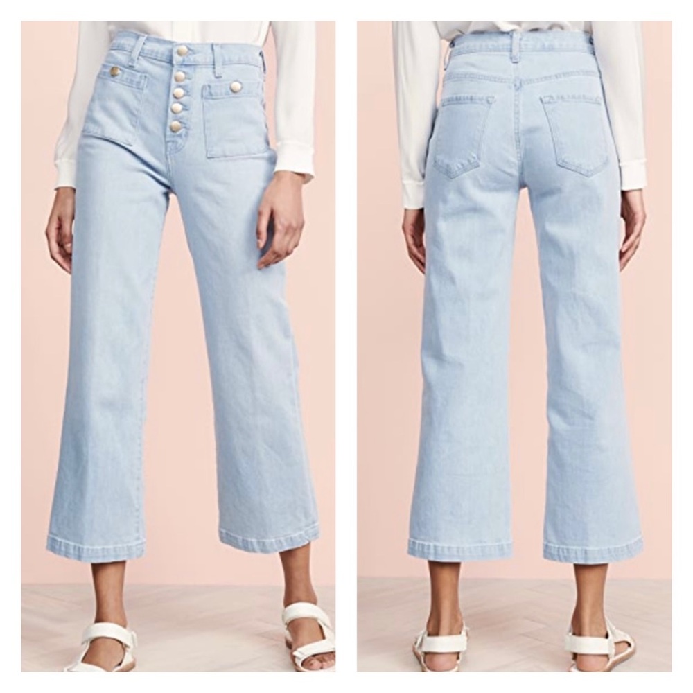 J Brand High Waist Wide Leg Joan Jeans 25